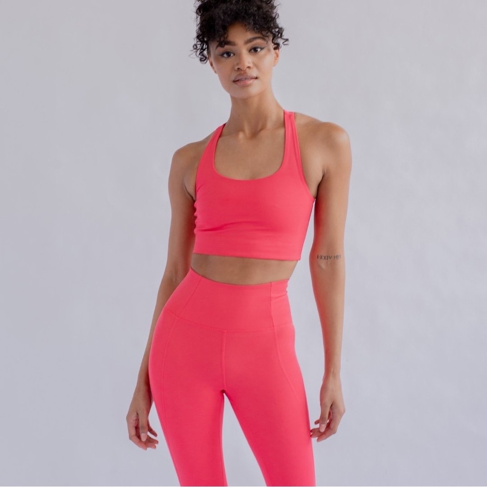 Girlfriend Collective Paloma Bra in Geranium